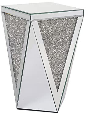 Verspiegelter Beistelltisch Glamour Silber Luxey