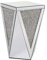 Verspiegelter Beistelltisch Glamour Silber Luxey
