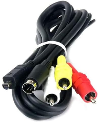 TV Lead for Sony DCR-HC17, DCR-HC18, DCR-HC21, DCR-HC22, DCR-HC23, DCR-HC24, DCR-HC26, DCR-HC27 Camcorder - AV/AUDIO VIDEO Connecting Cable