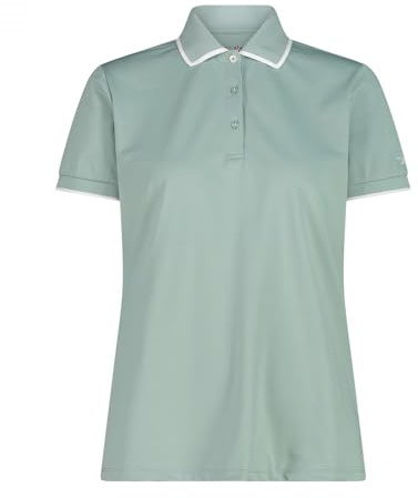 CMP Damen 31T5076 Poloshirt aus Stretch-Pique, Jade, 46