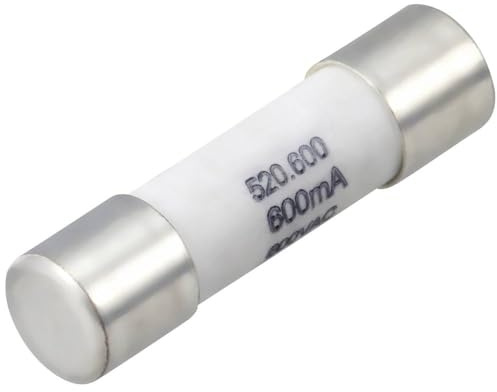 VOLTCRAFT VC 191 Sicherung für Multimeter (Ø x L) 5 mm x 20 mm 600 mA 600 V/AC, 500 V/DC Schnell Inhalt 1 Stk.