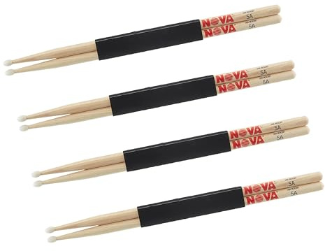 Vic FIrth - NOVA Drumsticks - 5AN - Nylon Tip (Pack of 4)