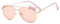 Hifot Sonnenbrille Kinder für Mädchen, Kinder Pilotenbrille mit Edelstahl Metall Gestel Kleinkind Sonnenbrille Sonnenbrillen 3-12 jahre