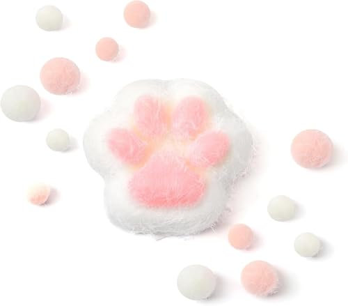 2 Jouets à Presser en Forme de Patte de Chat, Jouets à Presser en Forme de Patte de Chat, Gadgets Anti-Stress, Jouets à Presser en Silicone, Jouets Anti-Stress pour Enfants et Adultes