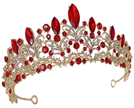 WOONEKY Hochzeitskrone Mit Strass Für Bräute Elegantes Haarschmuck-accessoire Für Hochzeiten Geburtstagsfeiern Und Besondere Anlässe Einfaches Tragen Und Anpassen Glänzendes Design