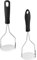 Alipis 2 Pz pressa di Strumento per schiacciare Alimenti schiacciapatate da Cucina schiacciapatate Manuale spremiagrumi Manuale tritapatate creativi Utensili da Cucina Silver