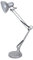 SSNCcNC Silber, Retro Schreibtischlampe Amerikanischen Arbeitslampe Gelenkarm Verstellbare 360° Tischleuchte Tischlampe Büro Leselampe Metall E27 Fassung Arbeitsplatzleuchte