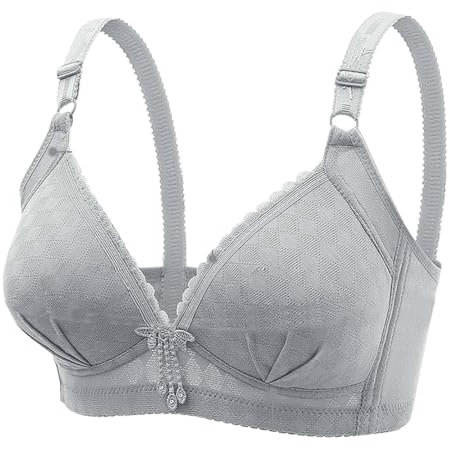 Generico Coppette In Silicone Per Seno Coppe Silicone Seno Reggiseni sostegno per donne Cintura regolabile Reggiseni a copertura totale Comodi reggiseni senza Reggiseno Bretelle Trasparenti (Grey, 42)