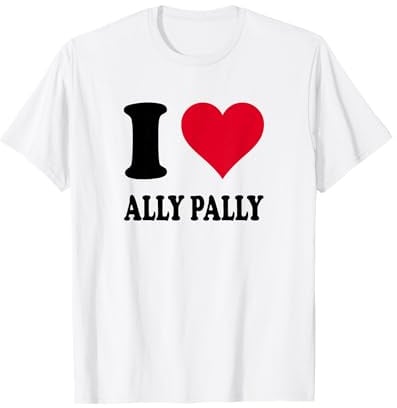 Rotes Herz Ich Liebe Ally Pally T-Shirt