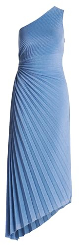 Vera Mont Damen Abendkleid im Glitzer-Look 40, Blue Riviera