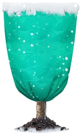 Cubiertas para plantas, protección contra heladas, cubierta anticongelante para plantas - otoño e invierno cubierta para árboles fríos - bolsas de plantas para congelar paños - mantas heladas con