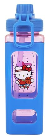 Hello Kitty Basketball Bouteille d'eau en plastique Bleu 680 ml