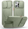 SURITCH Magnetic Case Compatible with iPhone 14 pro max, Shockproof Protective Cover with Slide Camera Cover and Adjustable Kickstand(Green)