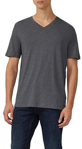 s.Oliver T-Shirt aus Baumwolle mit V-Ausschnitt