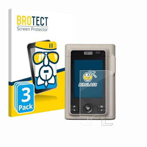 BROTECT Schutzglas für Fujifilm Instax Mini LiPlay Plus | 3 Stück Transparenter Displayschutz Made in Germany Schutzfolie Panzer Folie Glas 9H Anti-Fingerprint Einfache Montage Clear