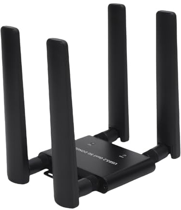 Xiuganpo Scheda di Espansione Dongle USB 3.2 Gen1 5G con Guscio in Lega di Alluminio, Installazione Semplice per Reti 5G, Alimentatore Integrato, per Sicurezza Intelligente, Internet delle Cose