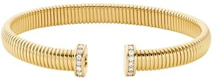 Michael Kors Damen Offener Armreif aus Sterlingsilber oder Messing