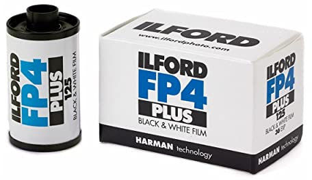 Three Pack of Ilford FP4 Plus 35mm Black & White Negative Film 36 Exp
