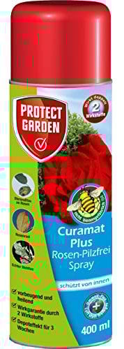 Curamat Plus Rosen-Pilzfrei Spray, anwendungsfertiges Spray gegen Pilzkrankheiten an Rosen und Zierpflanzen, 400 ml