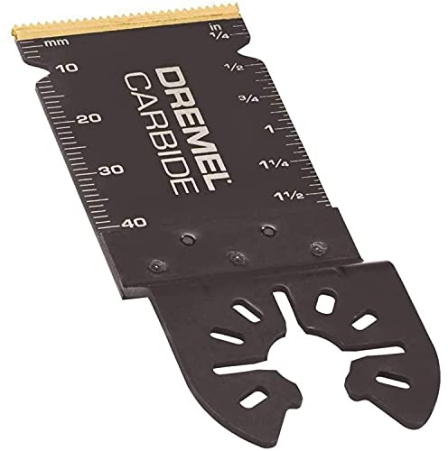 Dremel MM485B Hartmetall Universal Quick-Fit™ Bündigschneiden oszillierende Werkzeugklingen, 3 Stück - Multitool Zubehör
