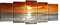 Wieco Art - 5 grands tableaux d’arts modernes de haute définition, paysage marin tendu et encadré giclé, impressions sur toile océan mer plage, photos peintures sur toile. Décoration murale pour le salon, chambre à coucher Décorations d’intérieur