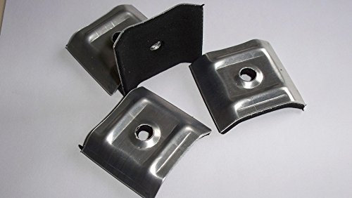 100 Kalotten Profil 18/70 Spundwand aus Aluminium mit Dichtung. Für Trapezprofile, Wellplatten Carports usw