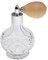 MagiDeal 100ml Vintage Cristal Bouteille de Parfum Vide en Verre Claire Vaporisateur Voyage pour Femmes - Jaune