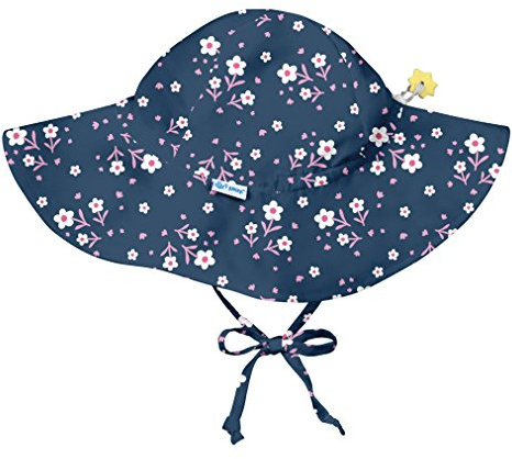 i play. 787160-6305-51 Brim Hat Navy Posies 0-6m, mehrfarbig