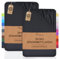 NatureMark 2er Pack Jersey Spannbettlaken, Spannbetttuch 100% Baumwolle in vielen Größen und Farben MARKENQUALITÄT ÖKOTEX Standard 100 | 120x200 cm - schwarz