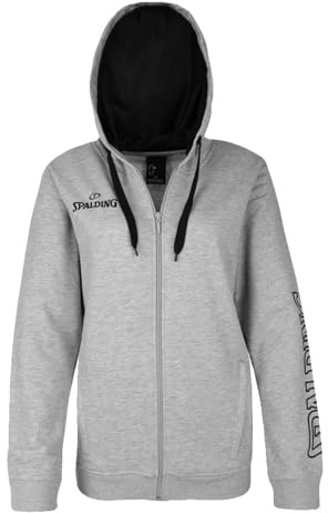 Spalding Herren Jacke 4Her Team II, grau Melange, L, 300307903