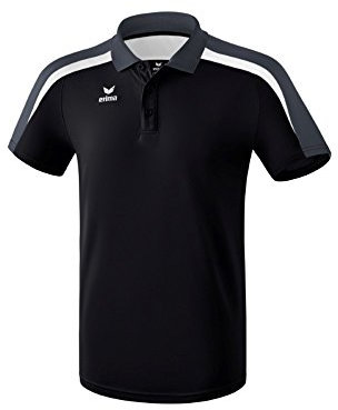 ERIMA Kinder Poloshirt Poloshirt, schwarz/weiß/dunkelgrau, 152, 1111824