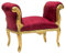 Nur Möbel, Barocksofa, Gold und Rot