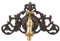 Robinet dévidoir pour Tuyau d´arrosage Style Ancien Fer Porte-Tuyau Fontaine d
