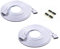 HUABLUE 2pcs/pack Weiß 3m/9.84ft LED RGB-Strip 4 pin LED Verlängerungskabel LED Streifen Verbinder Verlängerung Anschluss Verteiler Kabel für 4 polig RGB 5050 3528 2835 LED Streifen Lich t