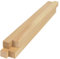 Krippenbau-Lewen 1,4x1,4x25 cm (3,49 EUR/Meter) 4 St. Kanthölzer Lindenholz gehobelt