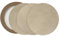 Paintersisters® Runder Malgrund aus Holz, 40cm 4er-Set, unbehandelt, Ulmer Holzmalgrund, Bildträger zum Malen