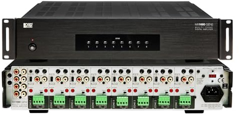 Osd Audio 8 Zone 16-Channel Digital Amplifier, 80W/Channel, Distributed Audio & Home Theater - Mx1680, 80W x 16