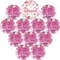 FLOFIA 12Pcs JGA Braut Buttons Braut Buttons Team Braut Junggesellenabschied Buttons Anstecker Hochzeit Buttons JGA Accessoires Zubehör Brautaccessoires