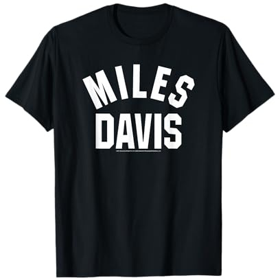 Miles Davis University White Type T-Shirt