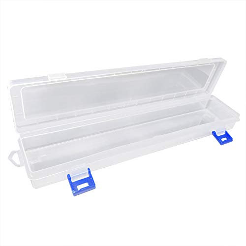 Honbay 13.19 * 2.76 * 1.38inch Paint Brush Holder Paint Brushes Storage Box Container for Watercolour Oil Paint Pencil Drawing Tool
