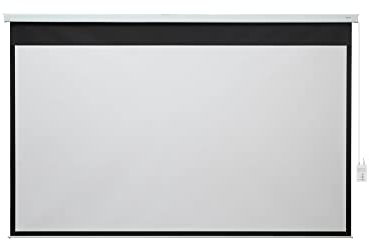 FONESTAR Pantalla de Proyección Eléctrica Mate Multicolor Montaje en Suelo