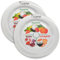 Ticana Platos Saludables Control Porciones - Plato Saludable Dividido para Adultos - Adelgazamiento y Pérdida de Peso Saludable - Seccionado 2x Platos 10 Pulgadas Cena