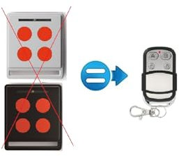 TELECOMMANDE Uniquement Compatible A LA Marque Nice Home (Voir Photo)