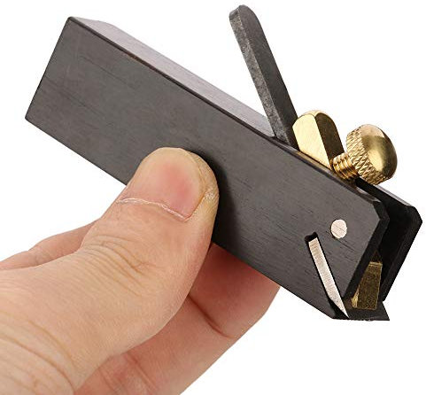 Pialla per Legno Strumento Manuale Mini Pialla per Cavi Fai-da-te in Ebano Pialla per Legno Falegname Utensile da Taglio per Legno Mini Pialla a Mano per la Lavorazione del Legno