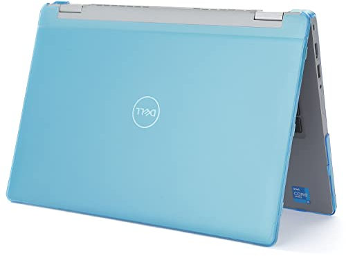 mCover Funda Solo Compatible con portátil DELL Latitude 5320 5330 5340 5350 2 en 1 de 13,3 Pulgadas (no es Compatible con ningún Otro Modelo DELL), Color Aguamarina