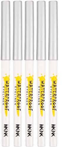 Beaupretty 5pcs White Lying Silkworm Pen Eyeshadow Stick Eyeliner Pencil Highlighters Matte Cream Eyeshadow White Eyeliner Liquid Makeup Pen Eye Makeup Tool Women Cosmetics Eyeshadow Pencil