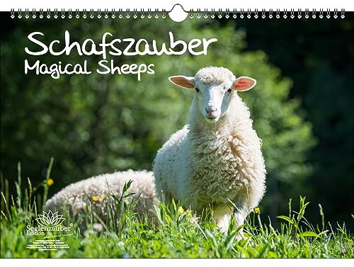 Schafszauber DIN A3 Immerwährender Kalender Schafe und Lämmchen - Seelenzauber