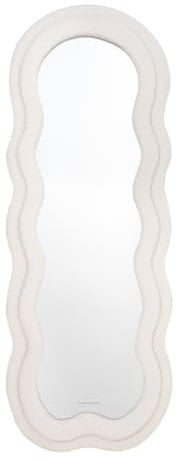 Flamingueo Wandspiegel - Spiegel Groß, Spiegel Asymmetrisch, Standspiegel, Ganzkörperspiegel Wand, Room Decor, Dekorative Wandspiegel, Wavy Mirror