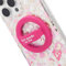 kate spade new york Magnetischer Handy-Schlaufengriff, abnehmbar und zusammenklappbar, Pompom-Pom-Pom-Rosa