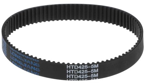 sourcing map HTD5M-425 Gummi Zahnriemen 85 Zähne Geschlossene Schleife Riemenscheibe Zahnriemen 20mm Breite, 425mm Umfang Synchronriemen Gummizahnriemen Keilriemen Antriebsriemen